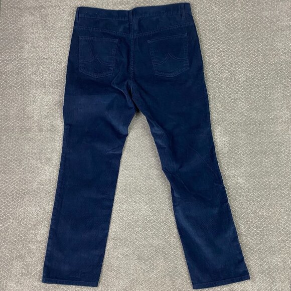 Brooks Brothers 346 Corduroy Pants Men's 36 x 30 Blue Stretch - Picture 3 of 12